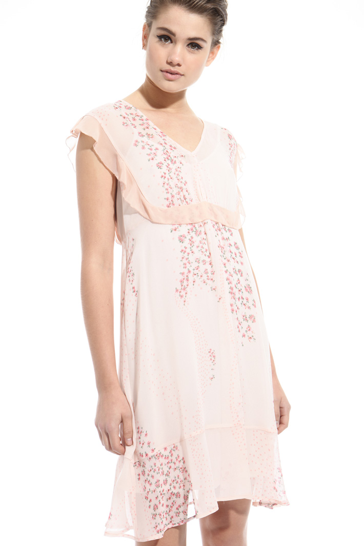 Abito scivolato in georgette Intrend Abito scivolato in georgette Intrend