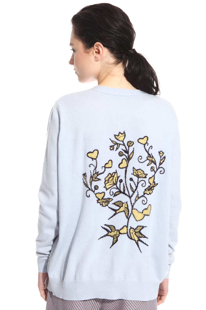 Cardigan con ricami floreali Intrend Cardigan con ricami floreali Intrend