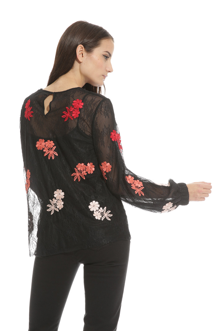 Blusa in tulle stretch Intrend Blusa in tulle stretch Intrend