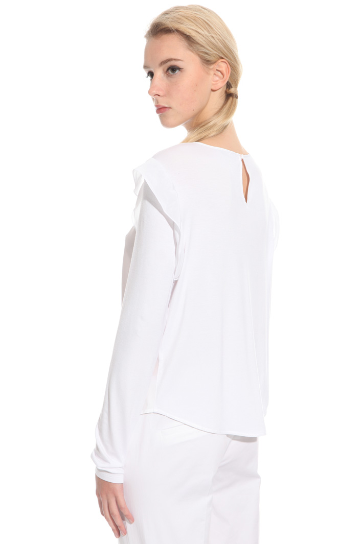 Jersey and crepe top Intrend Jersey and crepe top Intrend