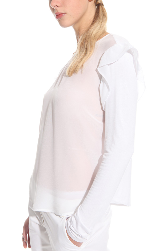 Jersey and crepe top Intrend Jersey and crepe top Intrend