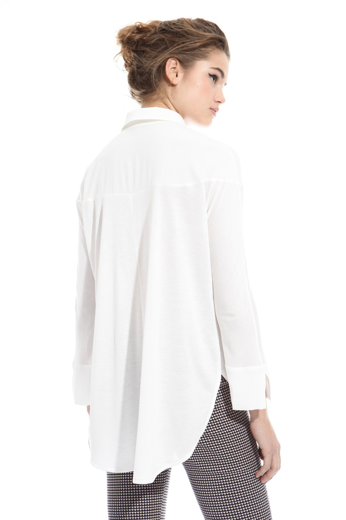 Blusa in jersey e crepe Intrend Blusa in jersey e crepe Intrend