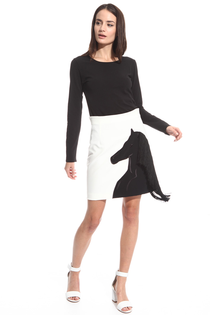 T-shirt in jersey di cotone Intrend T-shirt in jersey di cotone Intrend