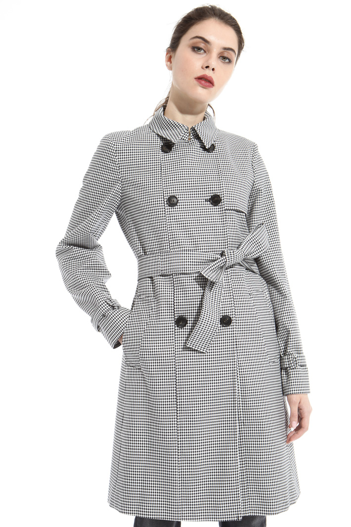 Vichy trench coat Intrend Vichy trench coat Intrend