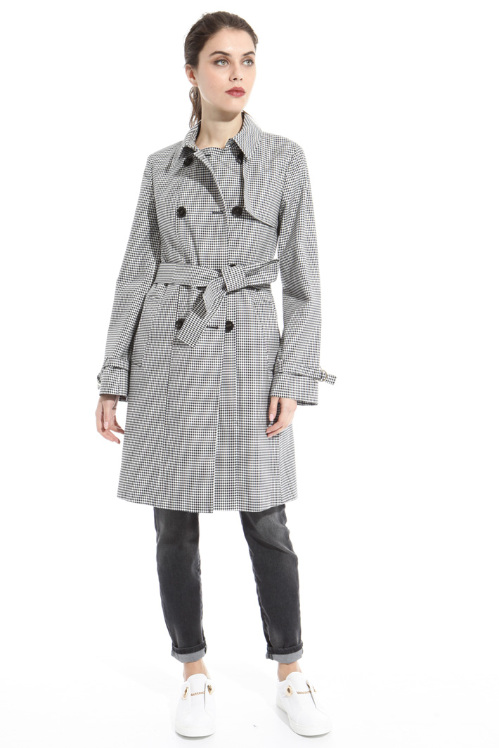 Vichy trench coat Intrend Vichy trench coat Intrend