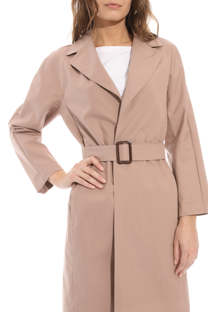 Compact canvas duster coat Intrend Compact canvas duster coat Intrend