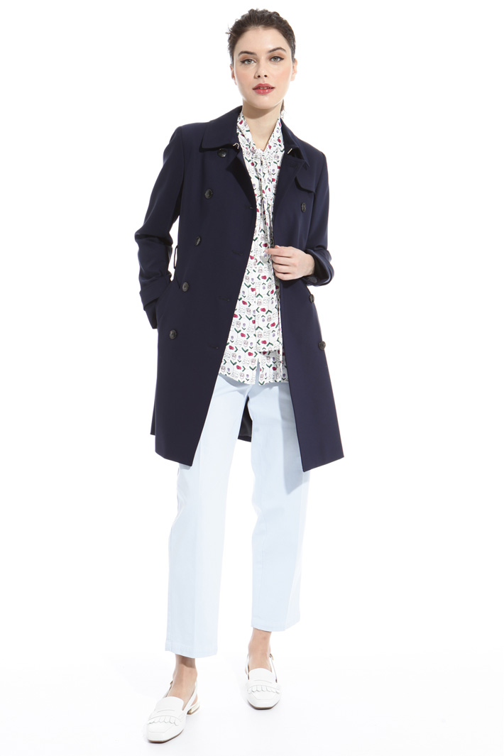 Double cotton trench Intrend Double cotton trench Intrend