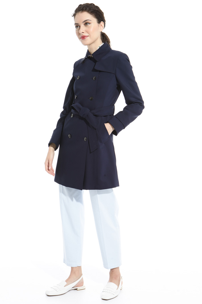 Double cotton trench Intrend Double cotton trench Intrend