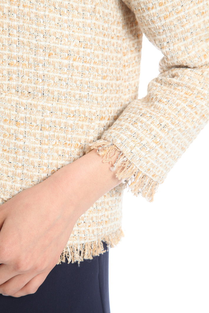 Knitted fabric jacket Intrend Knitted fabric jacket Intrend