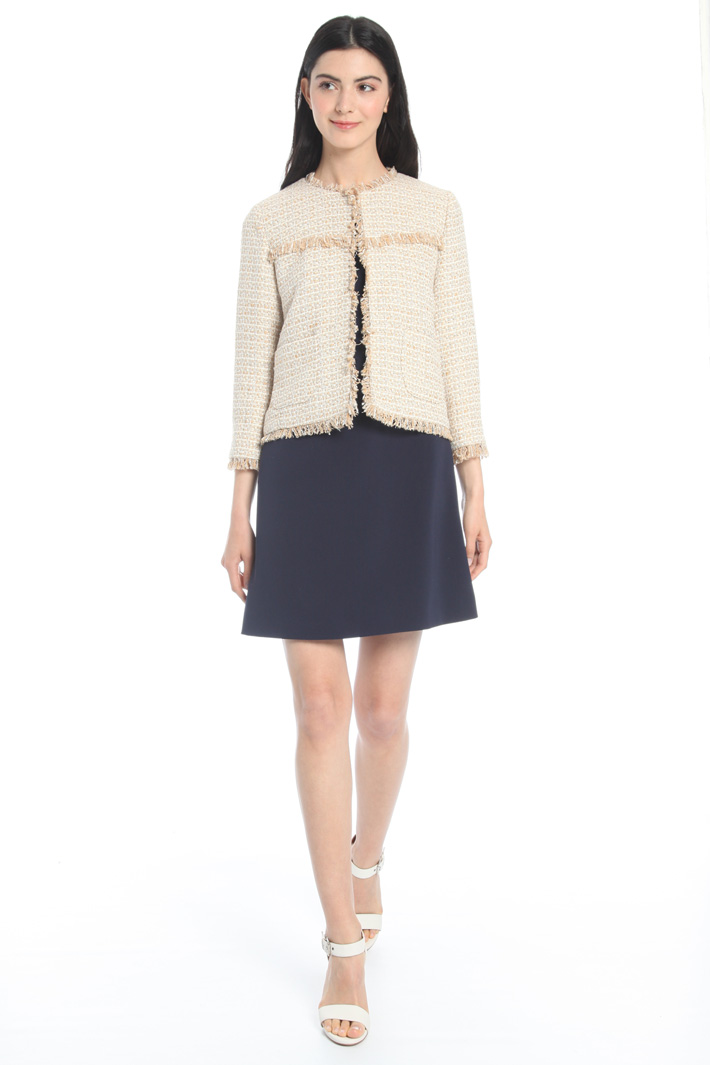 Knitted fabric jacket Intrend Knitted fabric jacket Intrend