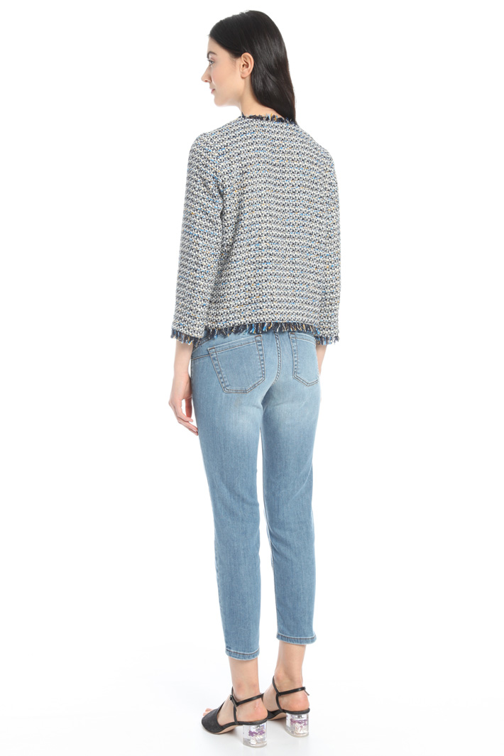 Knitted fabric jacket Intrend Knitted fabric jacket Intrend