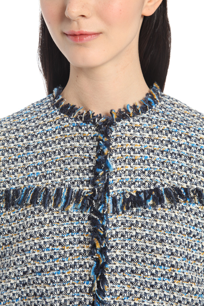 Knitted fabric jacket Intrend Knitted fabric jacket Intrend