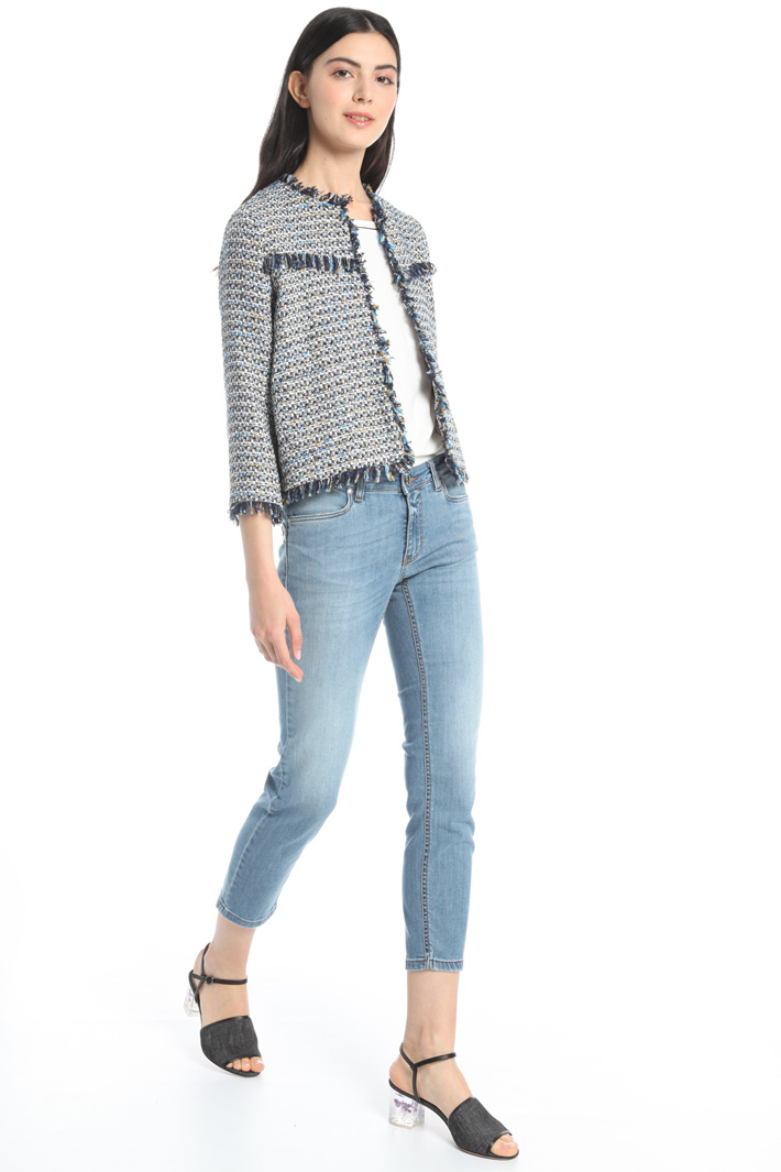 Knitted fabric jacket Intrend Knitted fabric jacket Intrend