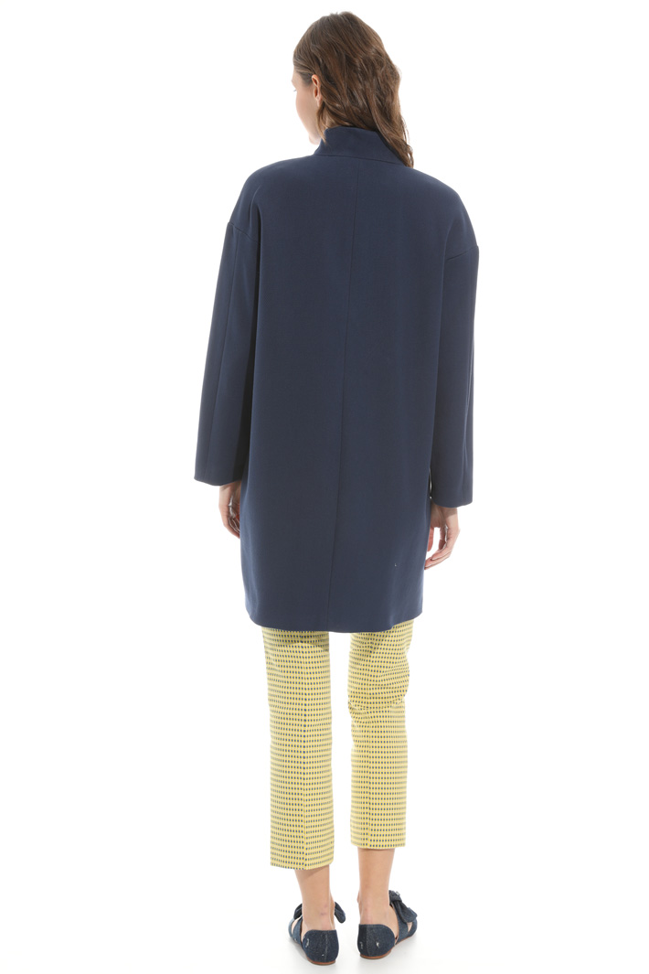 Textured fabric topcoat Intrend Textured fabric topcoat Intrend