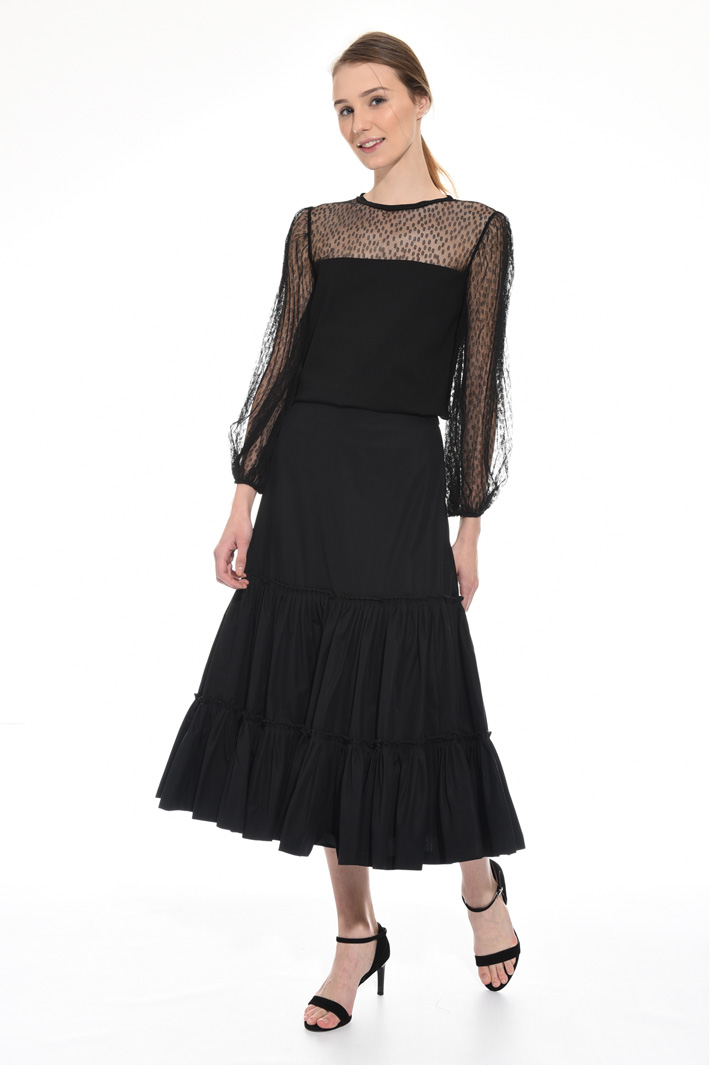 Flounced hem skirt Intrend Flounced hem skirt Intrend