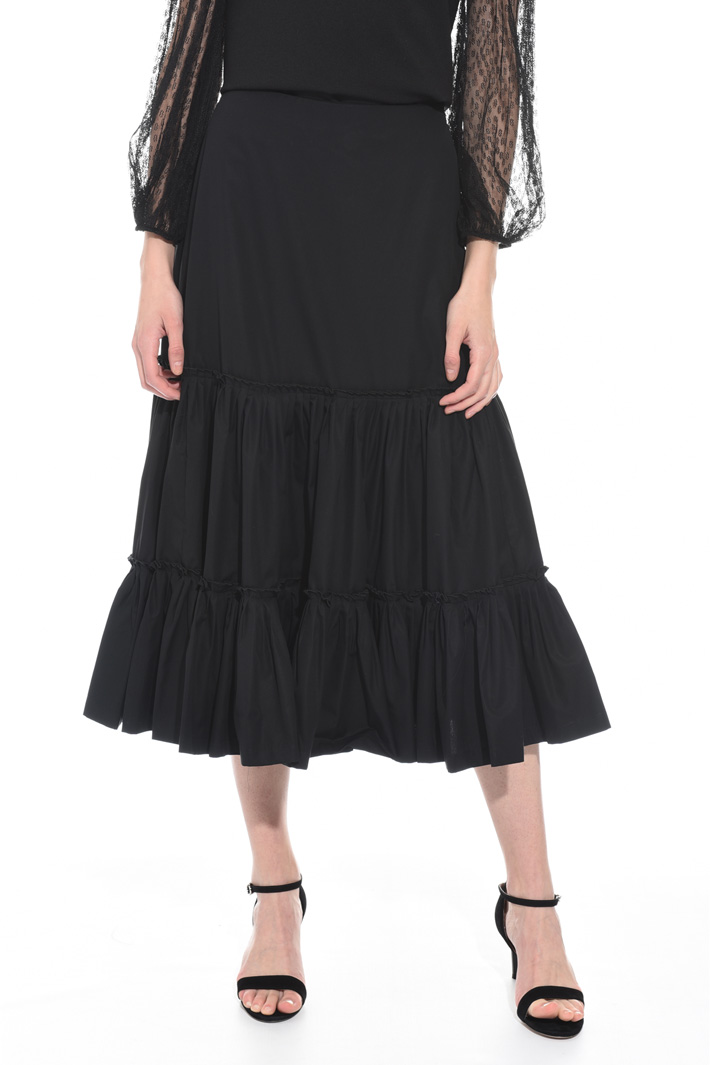 Flounced hem skirt Intrend Flounced hem skirt Intrend