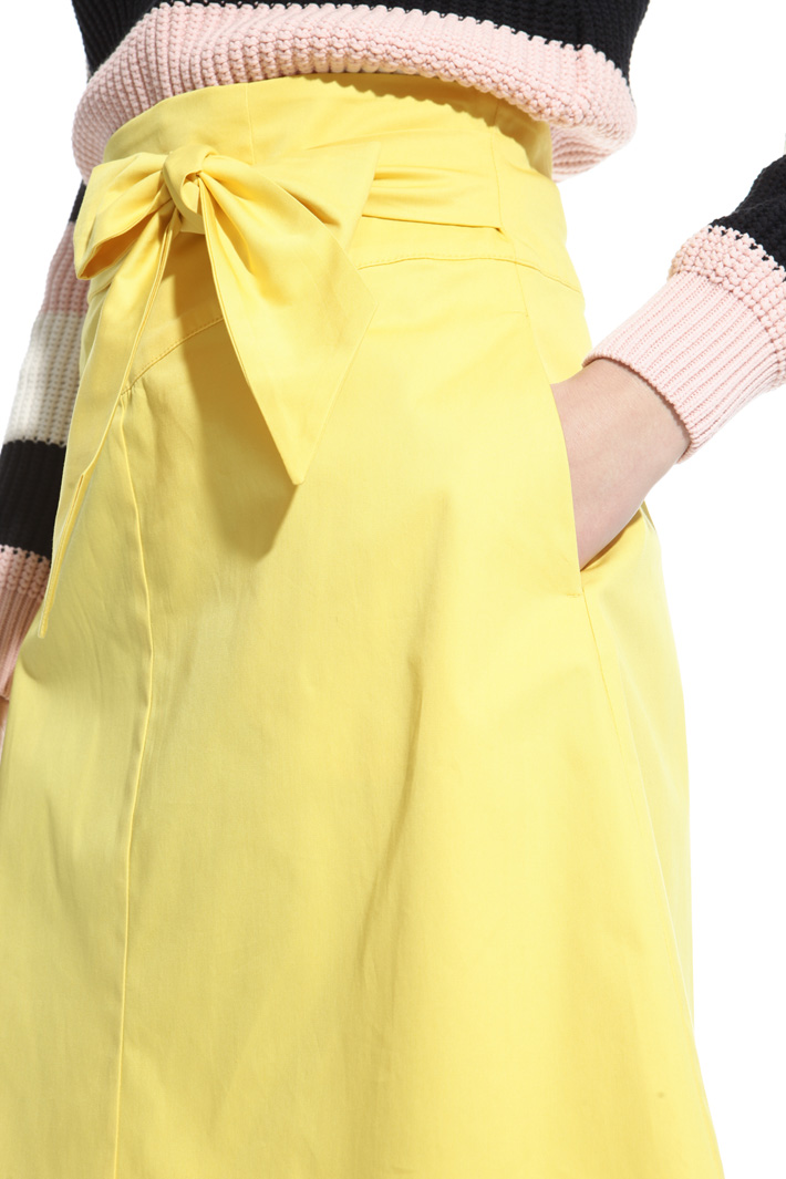 Printed gabardine skirt Intrend Printed gabardine skirt Intrend
