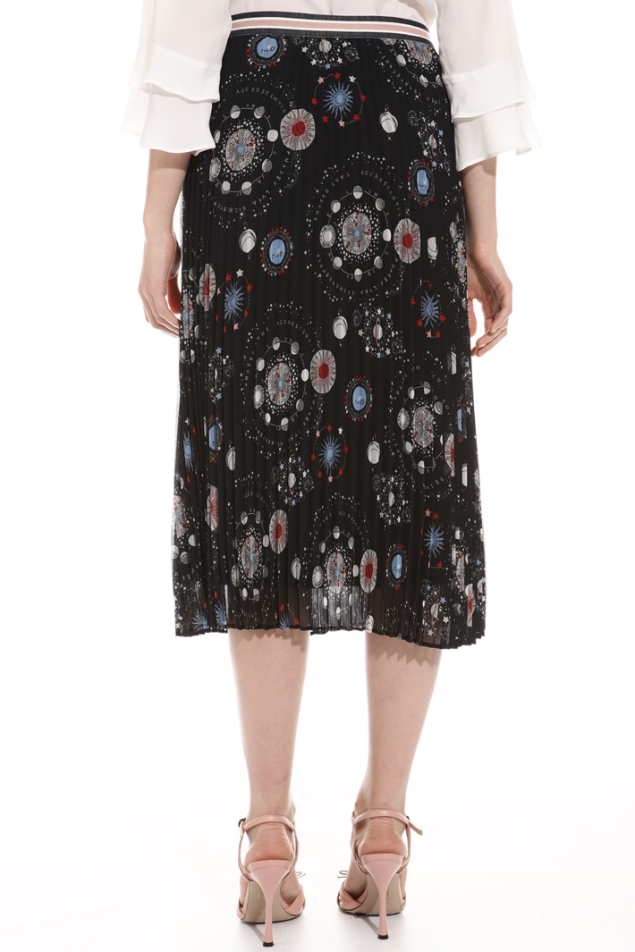 Pleated crepe skirt Intrend Pleated crepe skirt Intrend
