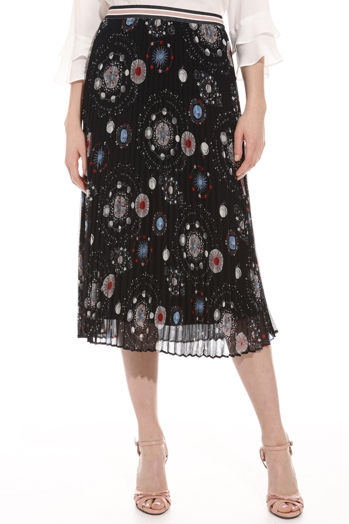 Pleated crepe skirt Intrend Pleated crepe skirt Intrend