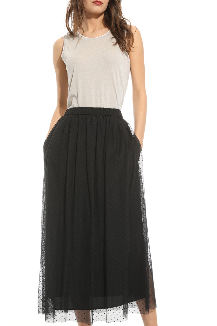Fil coupé tulle skirt Intrend Fil coupé tulle skirt Intrend