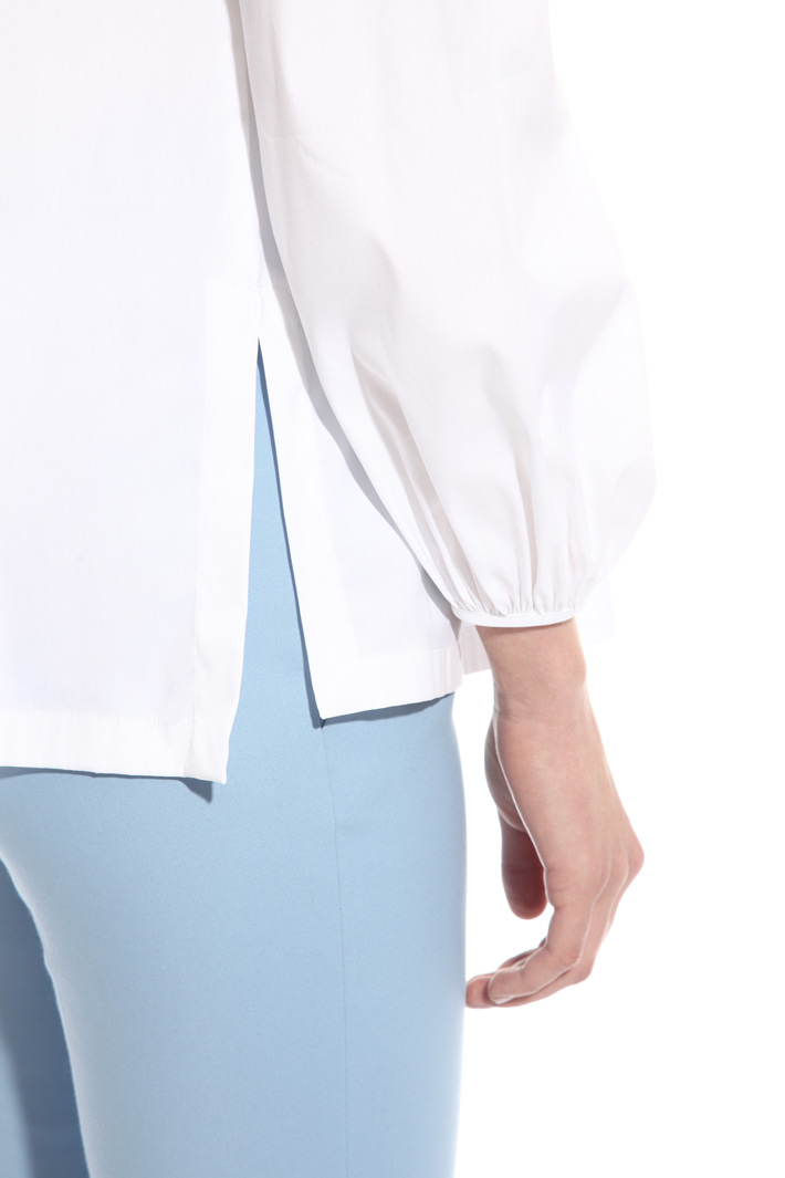 Blusa in popeline e tulle Intrend Blusa in popeline e tulle Intrend