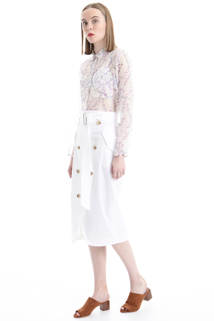 Silk organza shirt Intrend Silk organza shirt Intrend