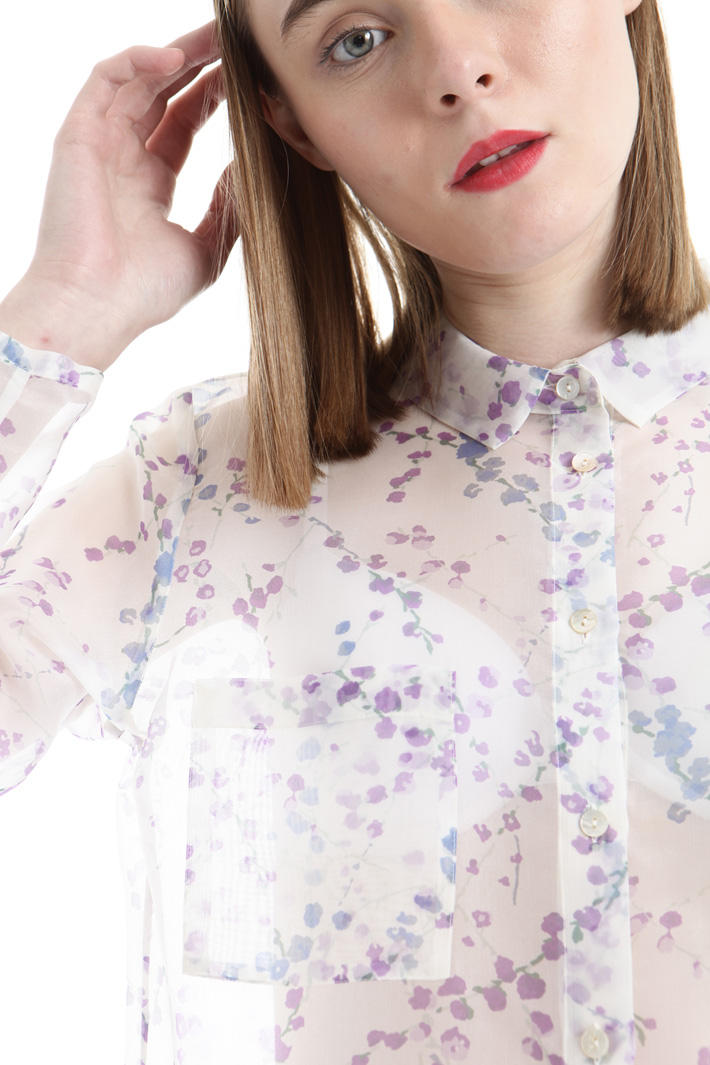Silk organza shirt Intrend Silk organza shirt Intrend