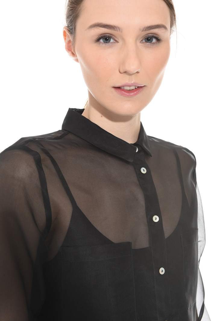 Silk organza shirt Intrend Silk organza shirt Intrend