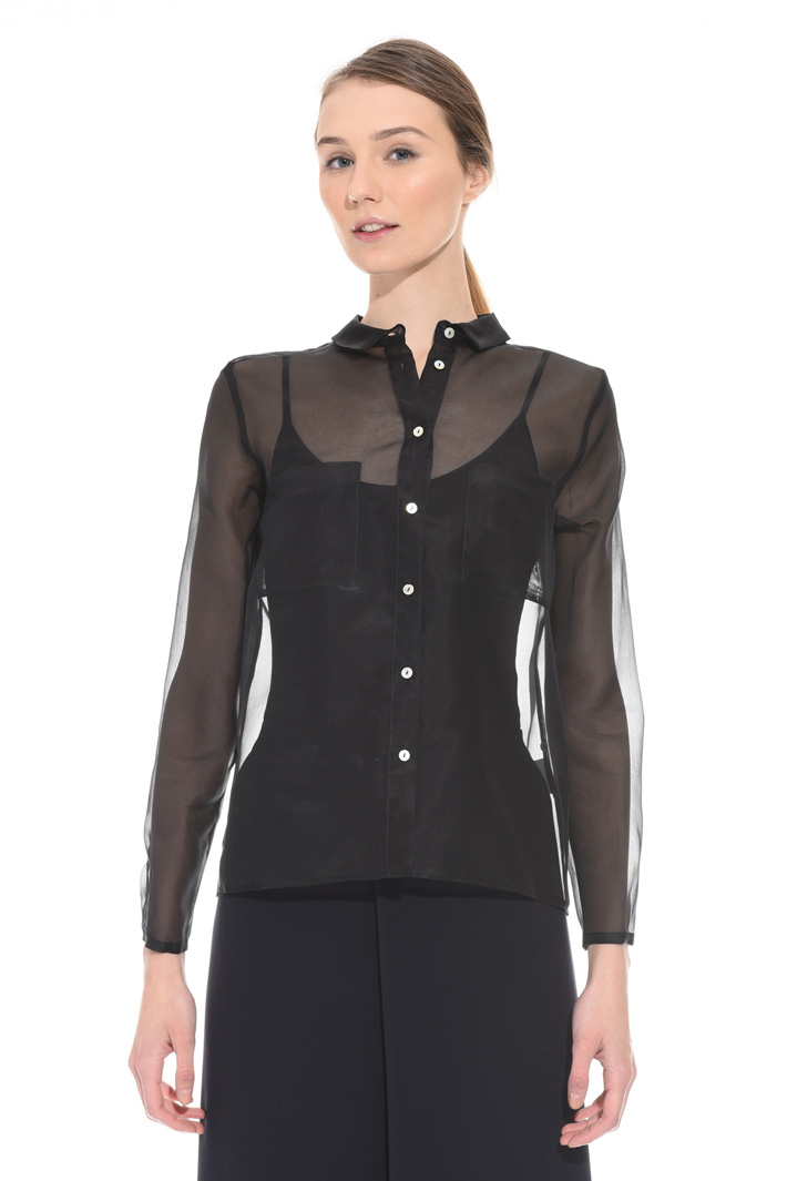 Silk organza shirt Intrend Silk organza shirt Intrend