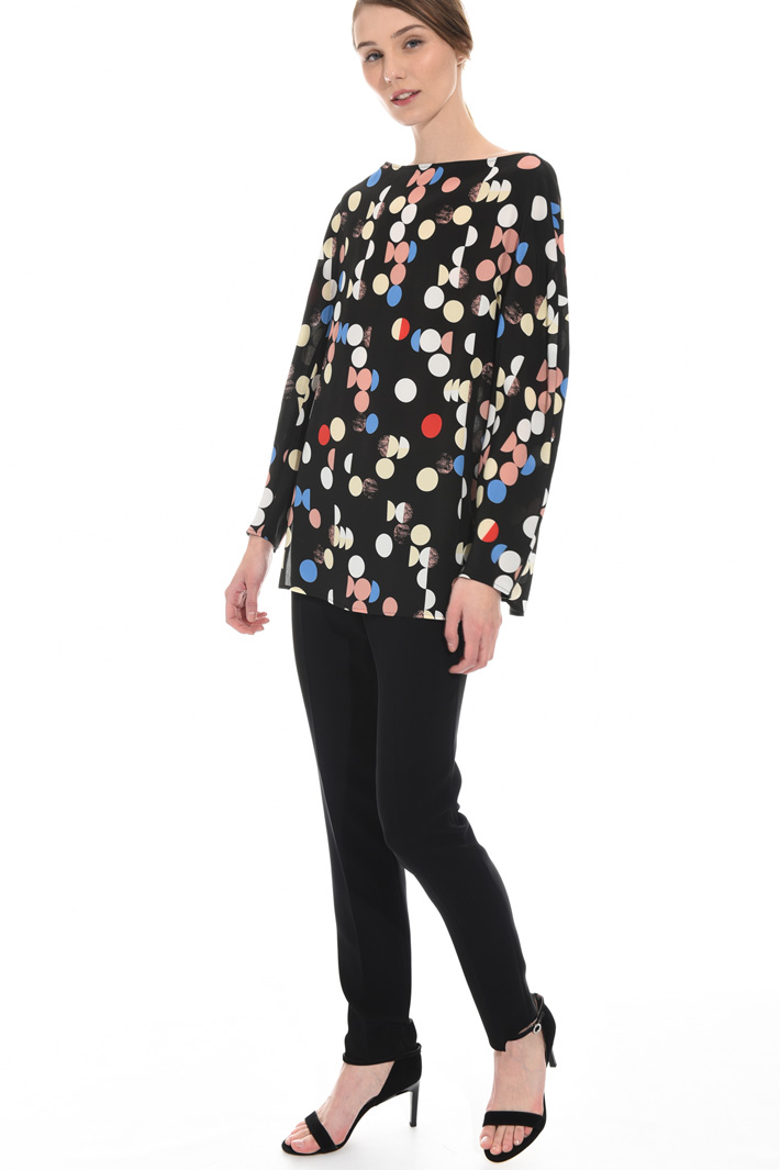 Crepe de chine blouse Intrend Crepe de chine blouse Intrend