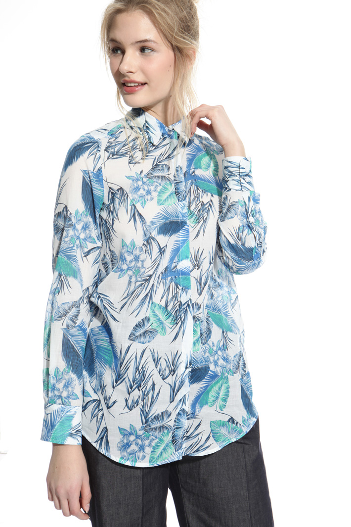 Printed muslin shirt Intrend Printed muslin shirt Intrend