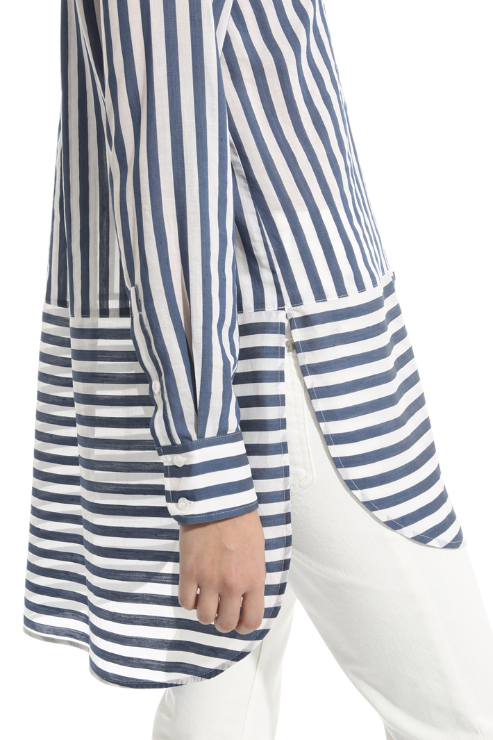 Striped muslin shirt Intrend Striped muslin shirt Intrend