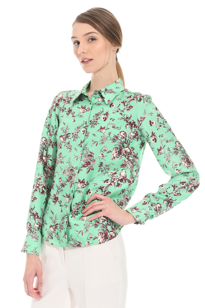 Camicia in raso di pura seta Intrend Camicia in raso di pura seta Intrend