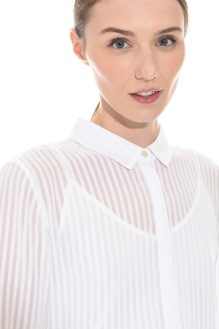 Camicia rigata asimmetrica Intrend Camicia rigata asimmetrica Intrend