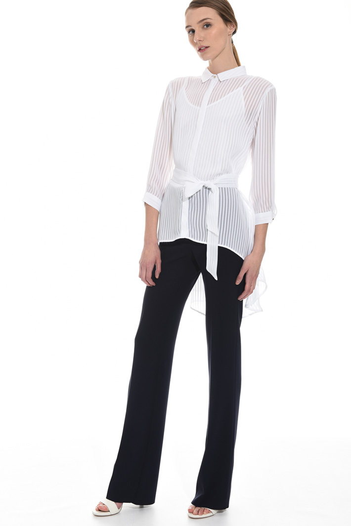Camicia rigata asimmetrica Intrend Camicia rigata asimmetrica Intrend