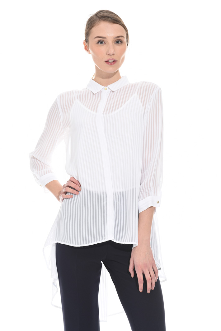 Camicia rigata asimmetrica Intrend Camicia rigata asimmetrica Intrend