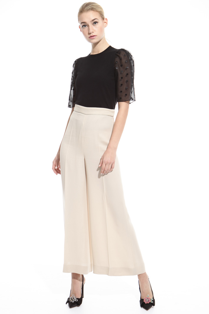 Cropped cady trousers Intrend Cropped cady trousers Intrend