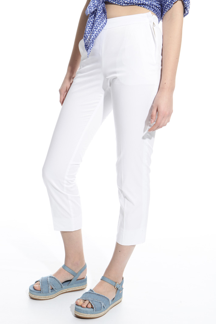 Gabardine capri trousers Intrend Gabardine capri trousers Intrend