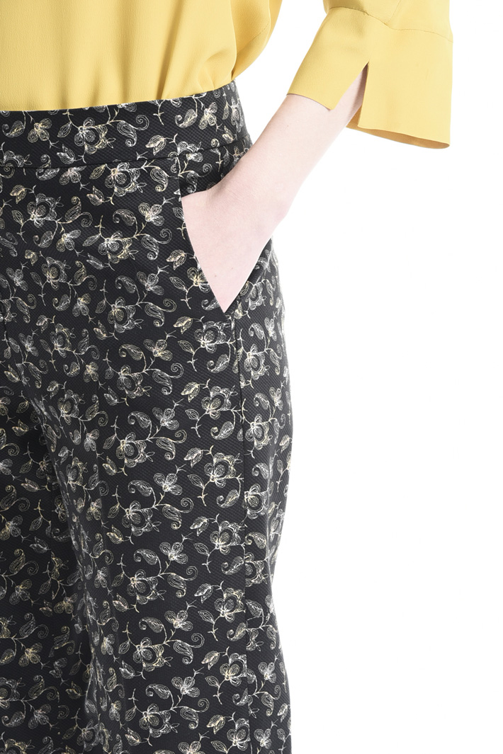 Pantalone in piquet stretch Intrend Pantalone in piquet stretch Intrend