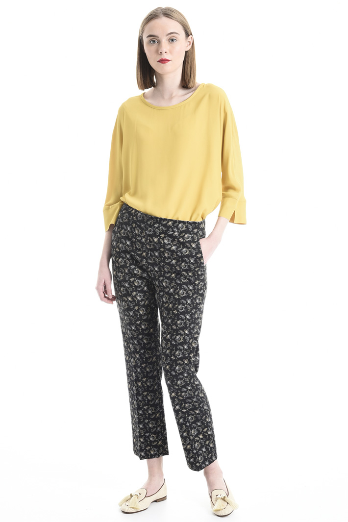 Pantalone in piquet stretch Intrend Pantalone in piquet stretch Intrend