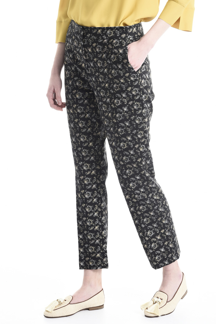 Pantalone in piquet stretch Intrend Pantalone in piquet stretch Intrend