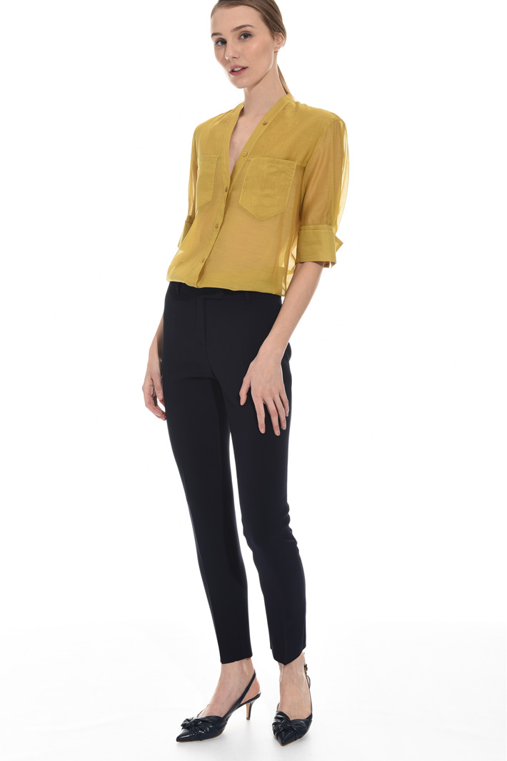 Pantalone a sigaretta in cady Intrend Pantalone a sigaretta in cady Intrend