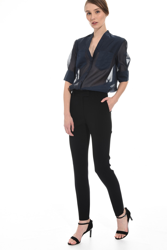 Pantalone a sigaretta in cady Intrend Pantalone a sigaretta in cady Intrend