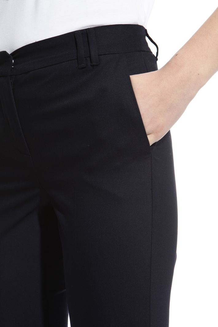 Lightweight satin trousers Intrend Lightweight satin trousers Intrend