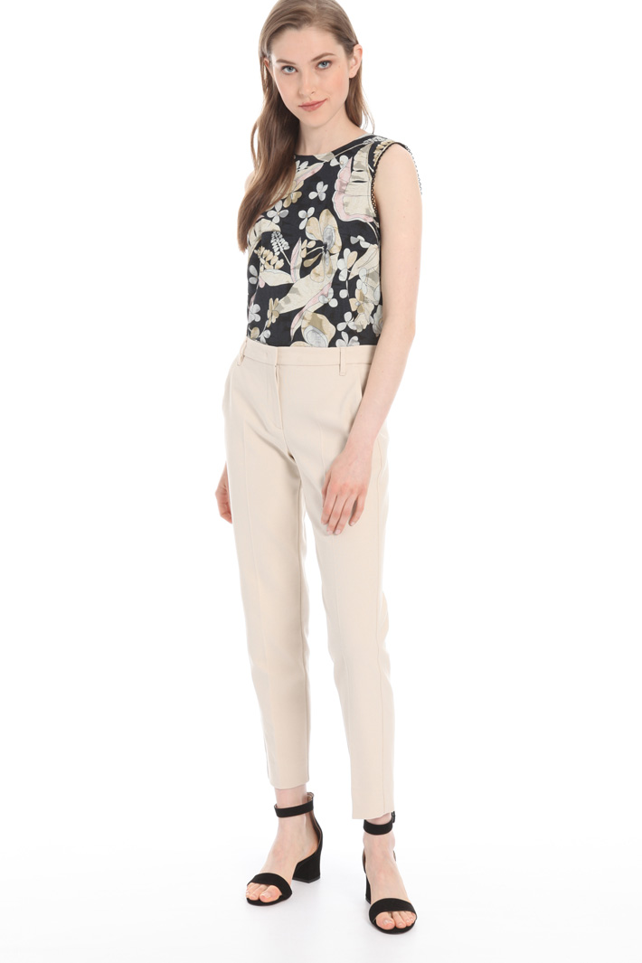 Pantalone in lino e cotone Intrend Pantalone in lino e cotone Intrend