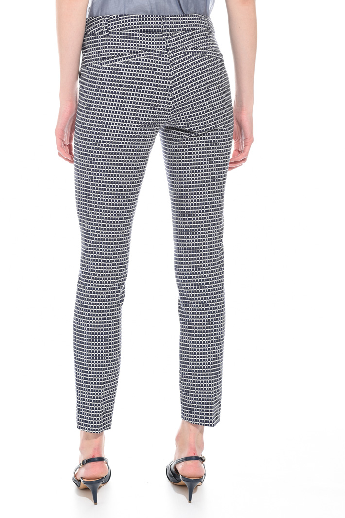 Fitted jacquard trousers Intrend Fitted jacquard trousers Intrend