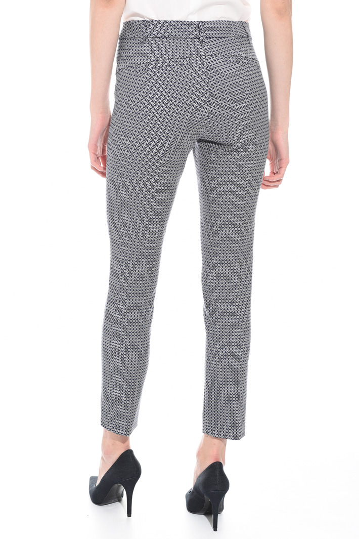 Fitted jacquard trousers Intrend Fitted jacquard trousers Intrend