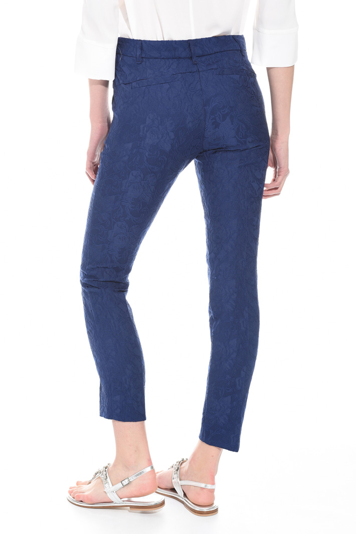 Fitted jacquard trousers Intrend Fitted jacquard trousers Intrend