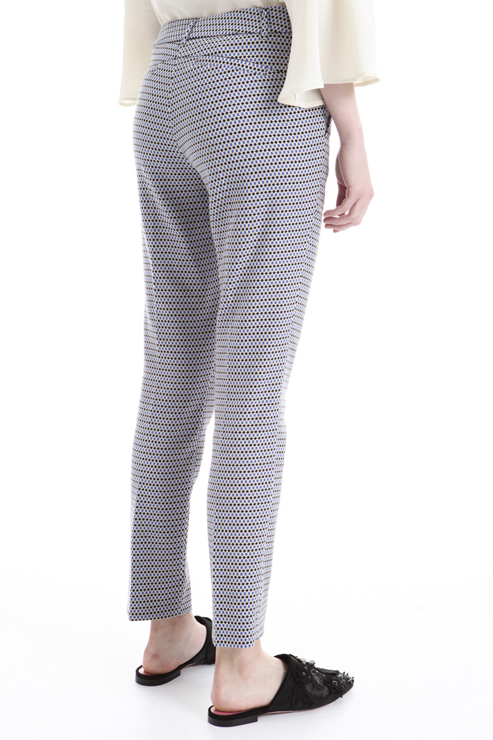 Pantalone aderente jacquard Intrend Pantalone aderente jacquard Intrend