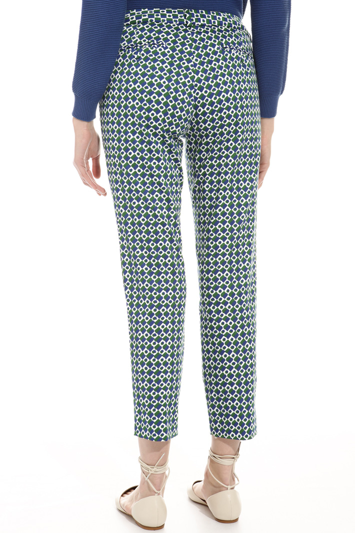 Pantalone in cotone stampato Intrend Pantalone in cotone stampato Intrend